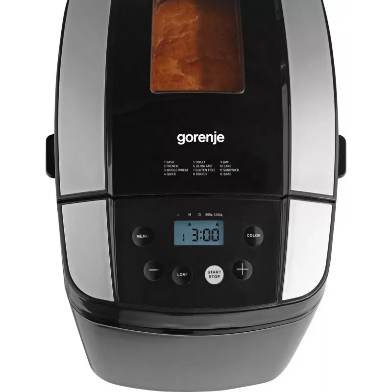 Gorenje BM1210BK leivaküpsetaja 800 W Must, Hall