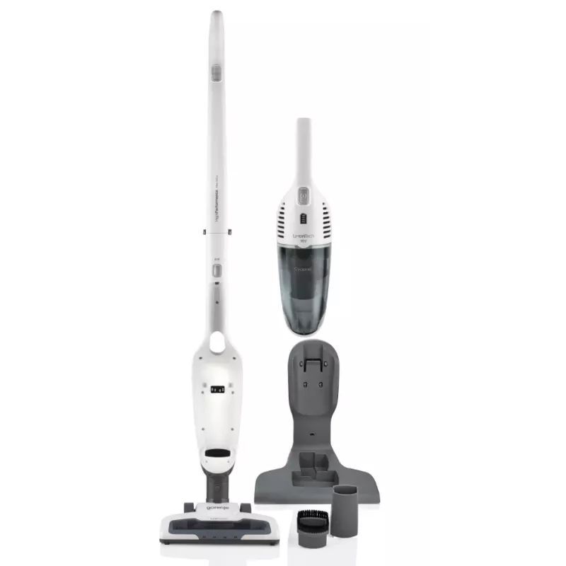 Gorenje SVC180FW 2-in-1 stick vacuum Battery Dry HEPA Bagless 0.6 L Valge