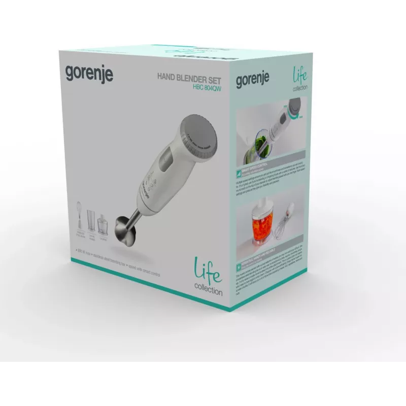 Gorenje HBC804QW 0,5 L saumikser 800 W valge