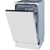 Gorenje nõudepesumasin GV561D10 BK070, täielikult sisseehitatav, kitsas (45 cm), valge, standard (80–85 cm), must, nupud