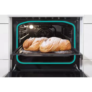 Gorenje GECS6C70XC pliit Vabaltseisev pliit Elektriline malmist keeduplaadid Roostevaba teras