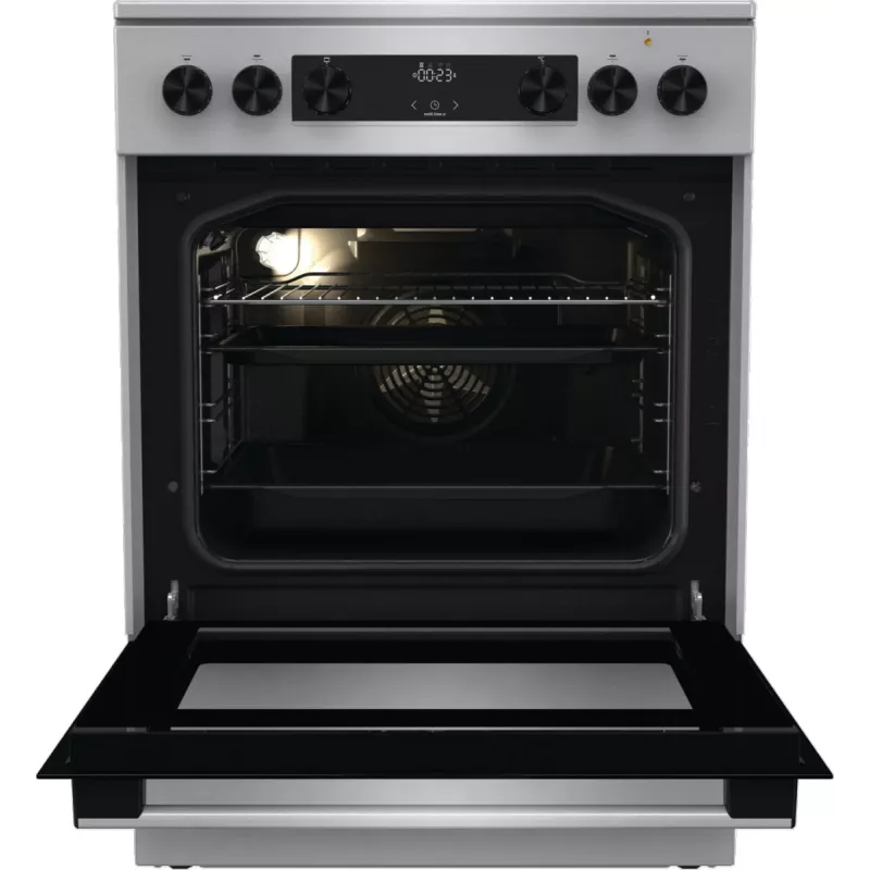 Gorenje GECS6C70XC pliit Vabaltseisev pliit Elektriline malmist keeduplaadid Roostevaba teras