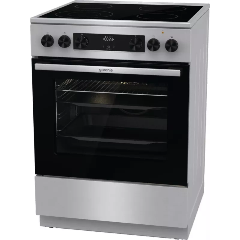 Gorenje GECS6C70XC pliit Vabaltseisev pliit Elektriline malmist keeduplaadid Roostevaba teras