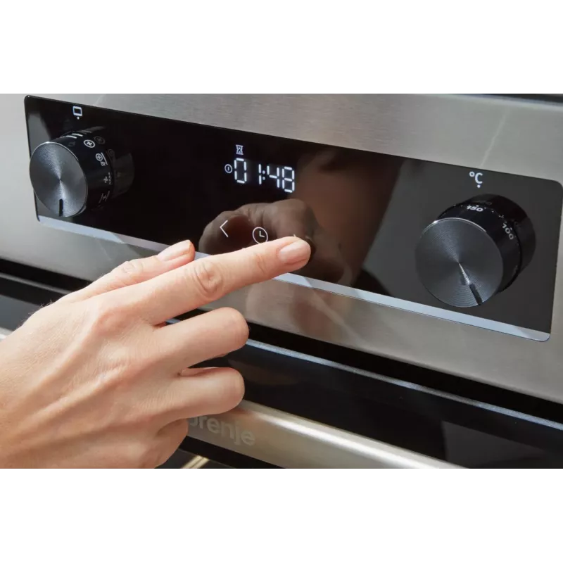 Gorenje GECS6C70XC pliit Vabaltseisev pliit Elektriline malmist keeduplaadid Roostevaba teras