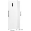 Gorenje FN619EAW6 püstik-sügavkülmik eraldiseisev 280 L Valge