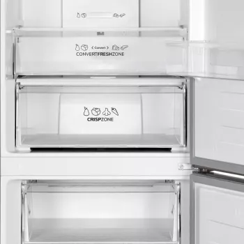 Gorenje külmik-sügavkülmiku kombinatsioon NRK619CABXL4, 304 L, 6 kg/24h, klass C, värske tsooni sektsioon, must