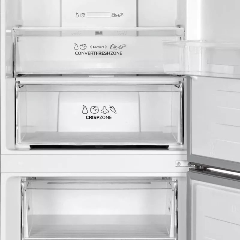 Gorenje külmik-sügavkülmiku kombinatsioon NRK619CABXL4, 304 L, 6 kg/24h, klass C, värske tsooni sektsioon, must