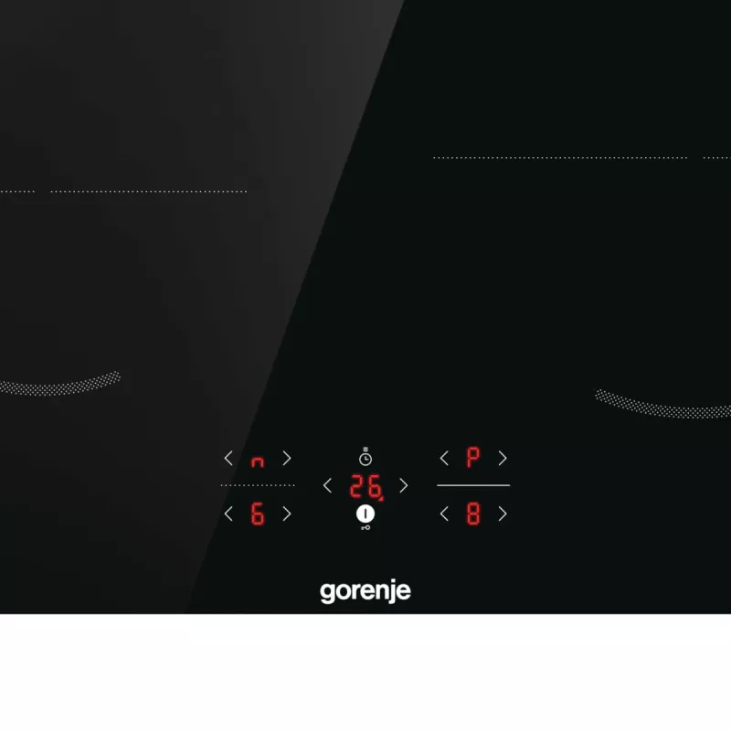 Gorenje induktsioonpliit GI6421BSC, must, sisseehitatav, 59,5 cm, tsoon-induktsioonpliit, klaaskeraamika, 4 tsooni