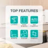 Gorenje Induktionshäll GI6443BSCWF, must, sisseehitatud, 60 cm, tsoon-induktsioonpliit, klaaskeraamiline, 4 tsooni