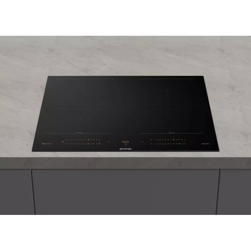 Gorenje Induktionshäll GI6443BSCWF, must, sisseehitatud, 60 cm, tsoon-induktsioonpliit, klaaskeraamiline, 4 tsooni