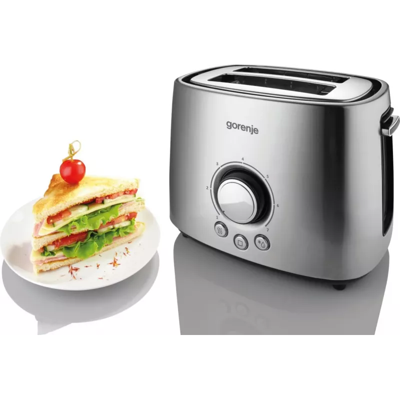 Gorenje T1000E 7 2 slice(s) 1000 W Roostevaba teras
