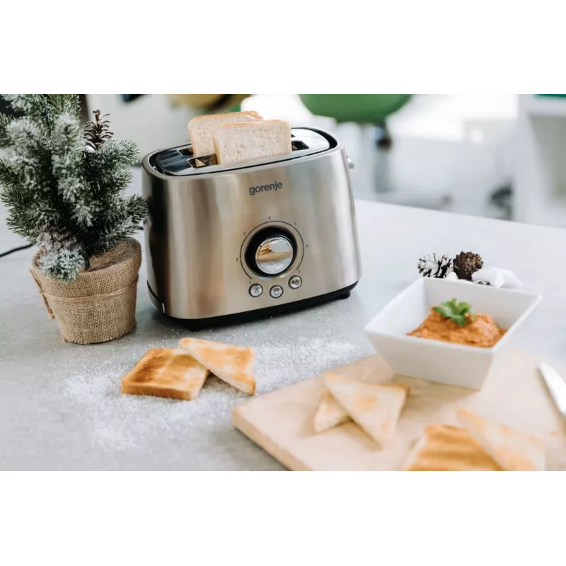 Gorenje T1000E 7 2 slice(s) 1000 W Roostevaba teras