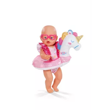 BABY born Ujumiskomplekt Ükssarvik 43 cm, Nuku ujumisrõivad, 3 aasta(t)