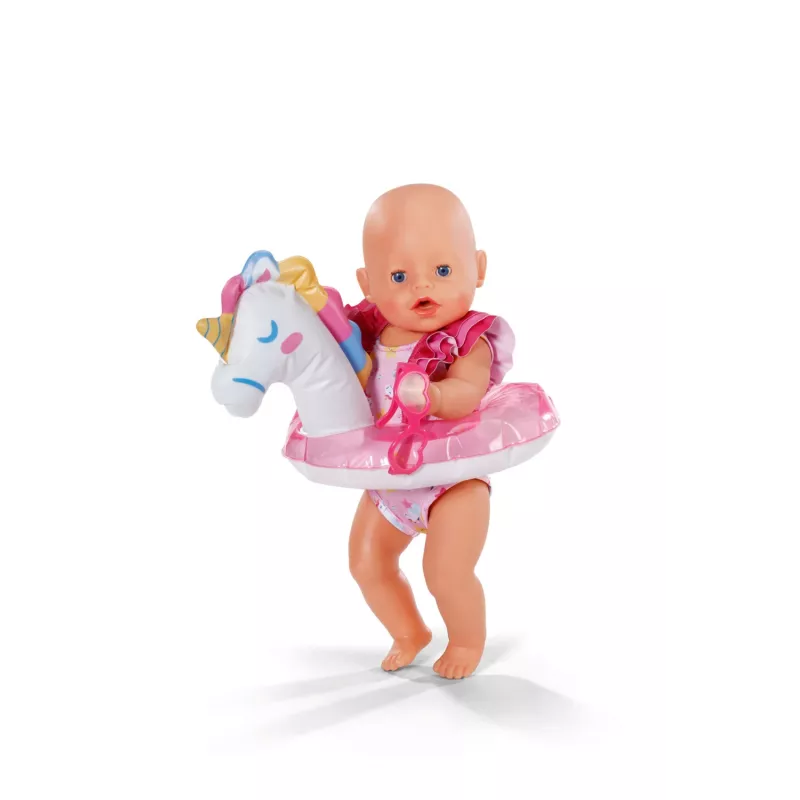 BABY born Ujumiskomplekt Ükssarvik 43 cm, Nuku ujumisrõivad, 3 aasta(t)
