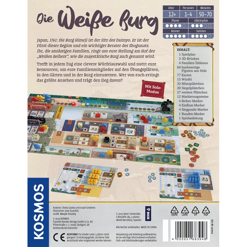 Kosmos Die weisse Burg Lauamäng Strateegia