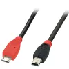 Lindy 0,5 m USB 2.0 tüüp Micro-B to Mini-B OTG kaabel, 0,5 m, Mini-USB B, Micro-USB B, USB 2.0, 0,48 Gbit/s, Must, Punane