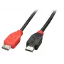 Lindy 2m USB 2.0 tüüpi Micro-B kuni Micro-B OTG kaabel, 2 m, Mikro-USB B, Mikro-USB B, USB 2.0, Isane/Isane, Must