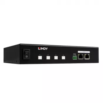 Lindy 32622 PDU 4 vahelduvvoolu pistikupesa 1U must