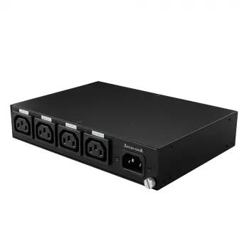 Lindy 32622 PDU 4 vahelduvvoolu pistikupesa 1U must