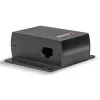 Lindy 100m PS/2 KM Cat.5e/6 pikendaja, saatja ja vastuvõtja, juhtmega, 100 m, Cat5e, Cat6, must, CE, FCC, RoHS ja REACH, CP65