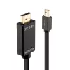 Lindy Mini DisplayPort/HDMI 4K30 kaabel (DP: passiivne) 5m, 5 m, Mini DisplayPort, HDMI tüüp A (standardne), isane, isane, 3840 x 2160 pikslit