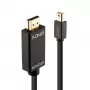 Lindy Mini DisplayPort/HDMI 4K30 kaabel (DP: passiivne) 5m, 5 m, Mini DisplayPort, HDMI tüüp A (standardne), isane, isane, 3840 x 2160 pikslit