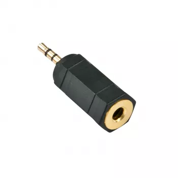 Lindy 35622 kaabliadapter 2,5 mm 3,5 mm Must