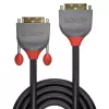 Lindy 2m DVI-D Dual Link pikenduskaabel, Anthra Line, 2 m, DVI-D, DVI-I, isane, emane, must