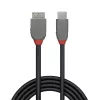 Lindy 2m USB 3.2 Type C to Micro-B kaabel, Anthra Line, 2 m, USB C, Micro-USB B, USB 3.2 Gen 1 (3.1 Gen 1), Must