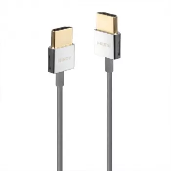 Lindy Ultra High Speed HDMI õhuke kaabel 1m, 1 m, HDMI Type A (Standard), HDMI Type A (Standard), 48 Gbit/s, Valge