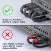 Lindy paindlik HDMI kaabel 0,5 m 4K 60 Hz, 0.5 m, HDMI Type A (Standard), HDMI Type A (Standard), 18 Gbit/s, Must