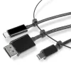 Lindy USB Type C, mDP ja DisplayPort HDMI 18G konverteri kinnitus