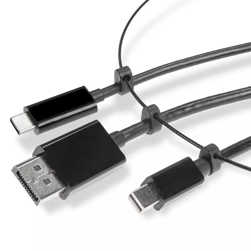 Lindy USB Type C, mDP ja DisplayPort HDMI 18G konverteri kinnitus