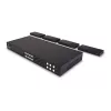 Lindy 150m Cat.6 4x4 HDMI 4K60 HDBaseT maatrikspikendaja, 3840 x 2160 pikslit, AV-saatja ja -vastuvõtja, 150 m, juhtmega, must, HDCP
