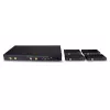 Lindy 150m Cat.6 4x4 HDMI 4K60 HDBaseT maatrikspikendaja, 3840 x 2160 pikslit, AV-saatja ja -vastuvõtja, 150 m, juhtmega, must, HDCP