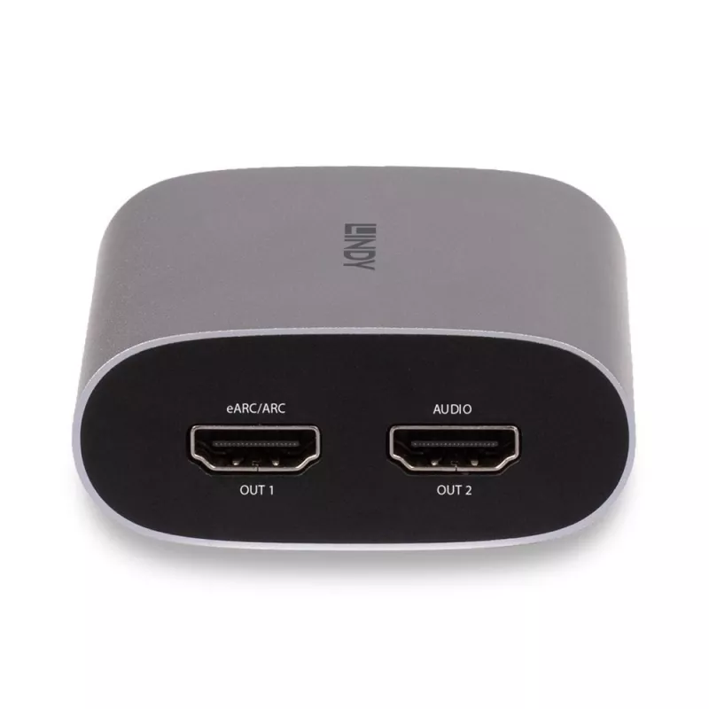 Lindy 4K60 HDMI eARC Extractor, Micro-USB B, 65 mm, 70 mm, 27 mm, 83 g, 0 - 40 °C