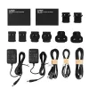 Lindy HDMI, KVM ja IR üle IP pikendaja, saatja ja vastuvõtja, juhtmega, 150 m, Cat5e, Cat6, must, metallist
