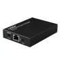 Lindy HDMI, KVM ja IR üle IP pikendaja, vastuvõtja, saatja ja vastuvõtja, juhtmega, 150 m, Cat5e, Cat6, must, metallist