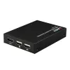 Lindy HDMI, KVM ja IR üle IP pikendaja, vastuvõtja, saatja ja vastuvõtja, juhtmega, 150 m, Cat5e, Cat6, must, metallist