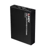 Lindy HDMI, KVM ja IR üle IP pikendaja, vastuvõtja, saatja ja vastuvõtja, juhtmega, 150 m, Cat5e, Cat6, must, metallist