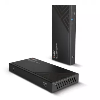 Lindy 150m Cat.6 DisplayPort 1.2, USB, IR ja RS-232 HDBaseT KVM pikendaja