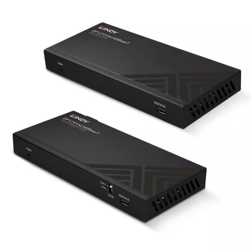 Lindy 150m Cat.6 DisplayPort 1.2, USB, IR ja RS-232 HDBaseT KVM pikendaja