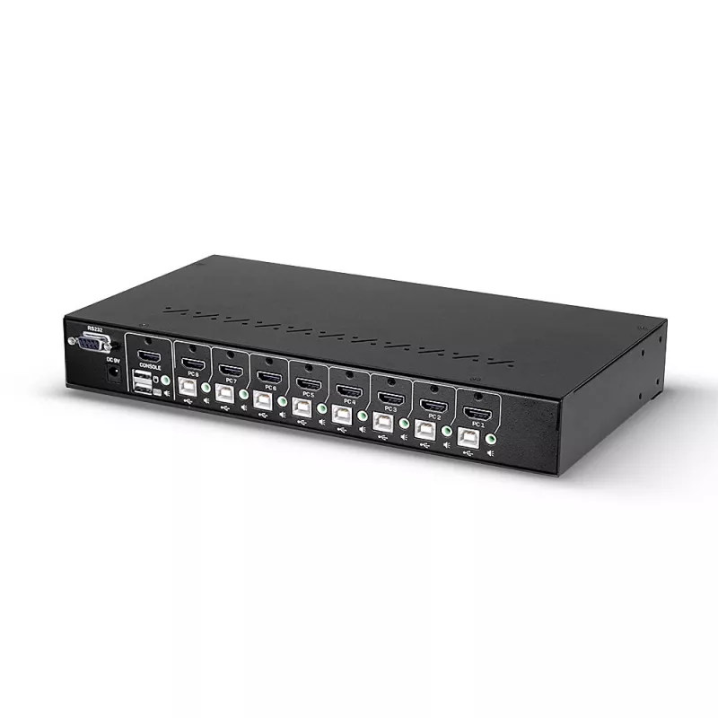 Lindy 39538 KVM-lüliti Rack-kinnitus Must