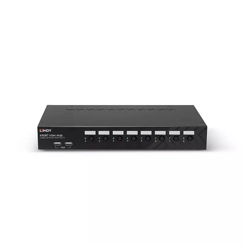 Lindy 39538 KVM-lüliti Rack-kinnitus Must