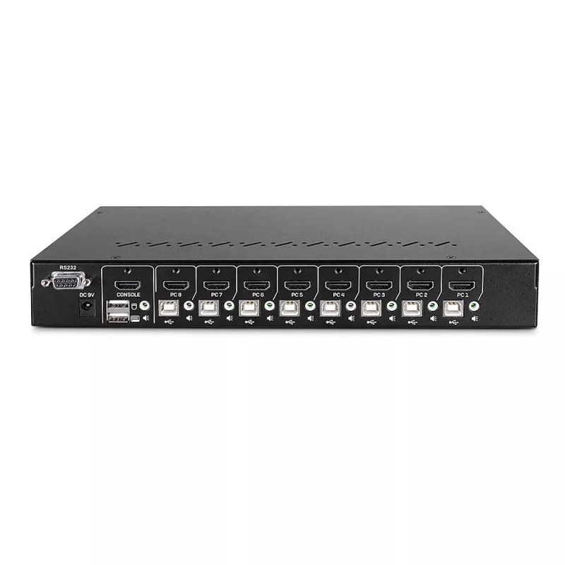 Lindy 39538 KVM-lüliti Rack-kinnitus Must