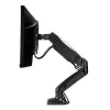 Lindy Single Display Gas-Spring Desktop Mount, 6,5 kg, 43,2 cm (17 tolli), 68,6 cm (27 tolli), 75 x 75 mm, 100 x 100 mm, Must