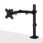 Lindy üksik reguleeritav kuvari kinnitus, 8 kg, 33 cm (13 tolli), 81,3 cm (32 tolli), 75 x 75 mm, 100 x 100 mm, must