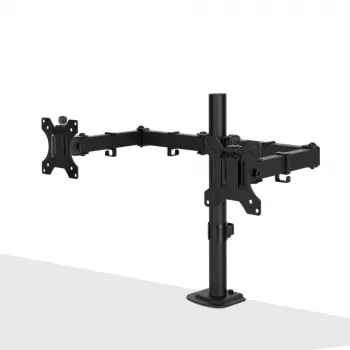 Lindy Dual Adjustable Display Mount, 8 kg, 33 cm (13 tolli), 81,3 cm (32 tolli), 75 x 75 mm, 100 x 100 mm, Must