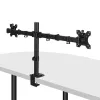 Lindy Dual Adjustable Display Mount, 8 kg, 33 cm (13 tolli), 81,3 cm (32 tolli), 75 x 75 mm, 100 x 100 mm, Must