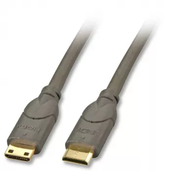 Lindy 0.5m HDMI CAT2 HDMI kaabel HDMI Type C (Mini) Must